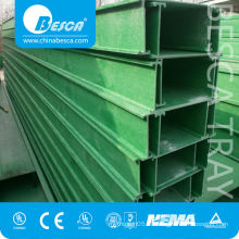 Fireproof Fiberglass Cable Tray with Cover Ladder type